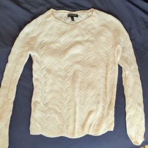 Cream knit sweater